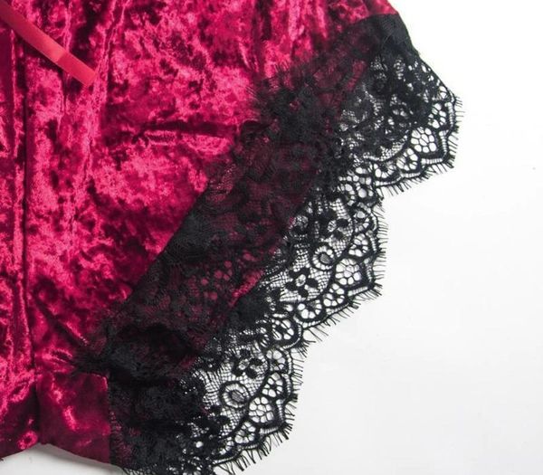 сексуальное белье set velvet пижамы женские пижамы установить sexy ladies babydoll ночное cute lady топ и шорты pijama mujer99, Black;red
сексуальное белье set velvet пижамы женские пижамы установить sexy ladies babydoll ночное cute lady топ и шорты pijama mujer99, Black;red