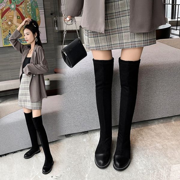 fashion woman over the knee elastic boots women long boots autumn winter shoes girls female footwear size 28-40 711-5, Black
fashion woman over the knee elastic boots women long boots autumn winter shoes girls female footwear size 28-40 711-5, Black
