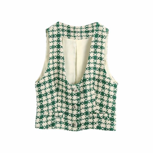 2020 green vintage design women's tank camis autumn fall new women's wear thin twill jacket waistcoat, White
2020 green vintage design women's tank camis autumn fall new women's wear thin twill jacket waistcoat, White