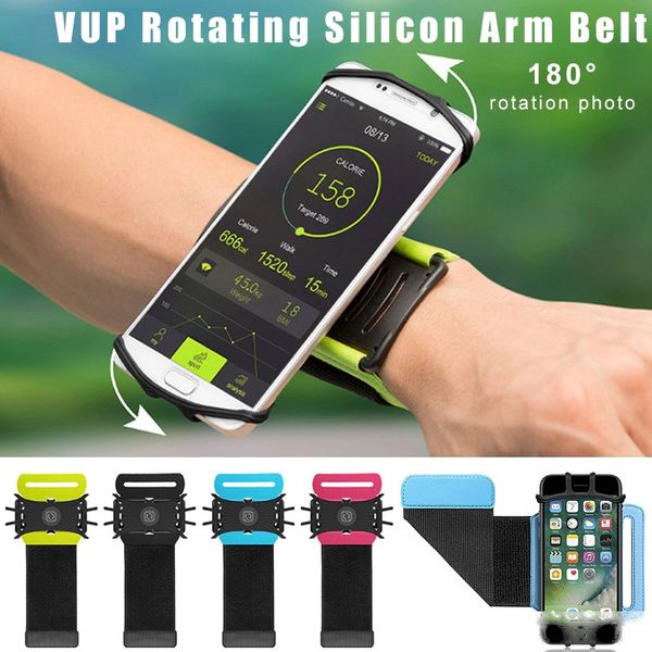 vup stretchable armband sports cycling running 180 degree rotatable adjustable silicone wristband cell phone holders for iphone x xr 8 7plus
vup stretchable armband sports cycling running 180 degree rotatable adjustable silicone wristband cell phone holders for iphone x xr 8 7plus
