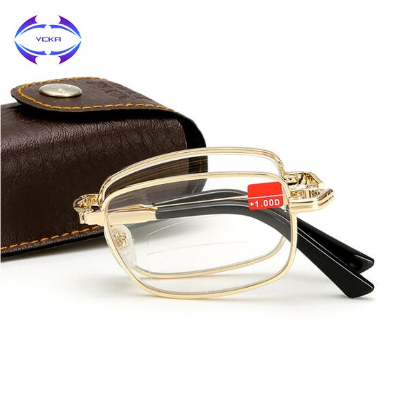 sunglasses vcka 2021 folding reading glasses uv400 gold double light titanium alloy women men eyewear diopter +1.0 1.5 2.0 2.5 3.0 3.5 4.0, White;black
sunglasses vcka 2021 folding reading glasses uv400 gold double light titanium alloy women men eyewear diopter +1.0 1.5 2.0 2.5 3.0 3.5 4.0, White;black