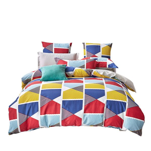 4pcs bedding set colorful geometry square impressionist oil painting design duvet cover sheet pillow case 100% cotton 2size l/xl
4pcs bedding set colorful geometry square impressionist oil painting design duvet cover sheet pillow case 100% cotton 2size l/xl