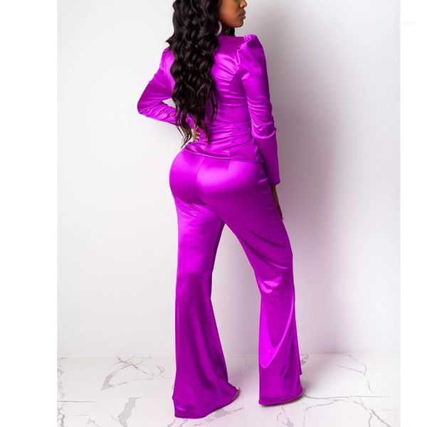 solid color 2 piece wide leg pants button v neck long sleeved suit jackets fashion women tracksuits new slim designer tracksuits women, White
solid color 2 piece wide leg pants button v neck long sleeved suit jackets fashion women tracksuits new slim designer tracksuits women, White