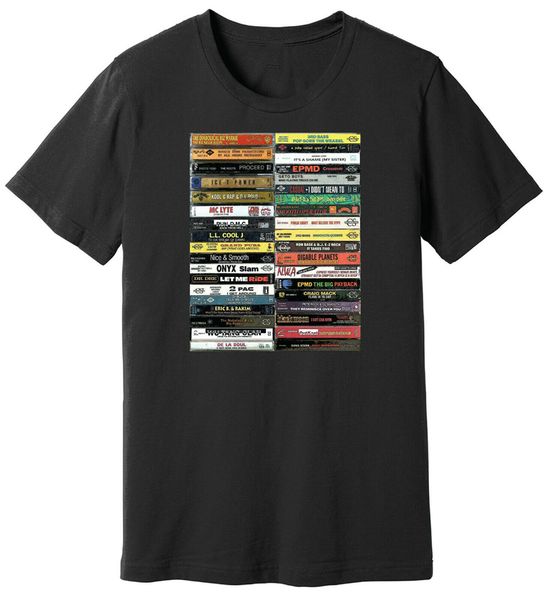90's hip-hop cassette tapes - mix tapes - 100% ringspun cotton t-shirt plus size tee shirt
90's hip-hop cassette tapes - mix tapes - 100% ringspun cotton t-shirt plus size tee shirt