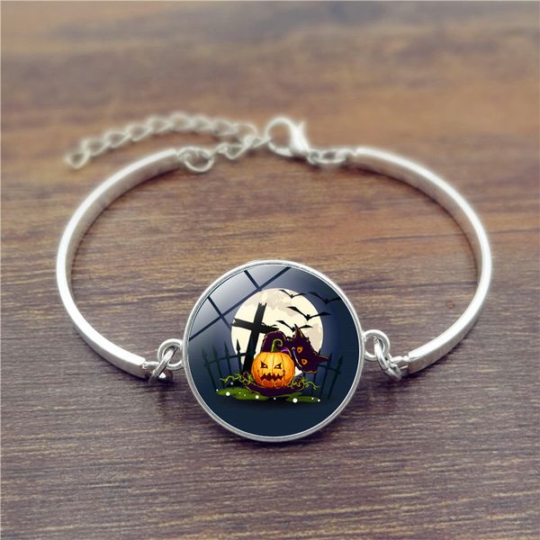 charm bracelets 2021 fashion halloween pumpkin retro style jewelry delicacy glass chain adjustable bracelet for women girl party, Golden;silver
charm bracelets 2021 fashion halloween pumpkin retro style jewelry delicacy glass chain adjustable bracelet for women girl party, Golden;silver