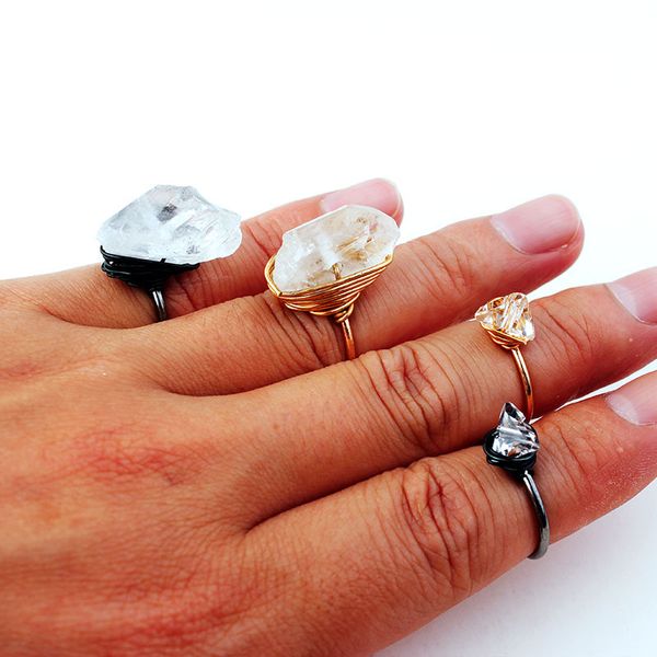 black gold color metal wire circle stone ring for women vintage open ring engagement wedding jewelry, Slivery;golden
black gold color metal wire circle stone ring for women vintage open ring engagement wedding jewelry, Slivery;golden
