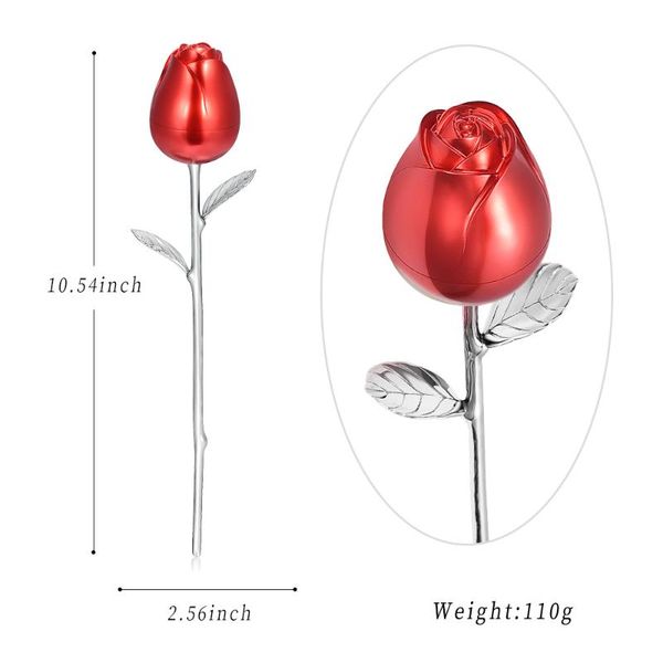 iju003 stainless steel cremation red rose flower with box souvenir colorful flower souvenir, Silver
iju003 stainless steel cremation red rose flower with box souvenir colorful flower souvenir, Silver
