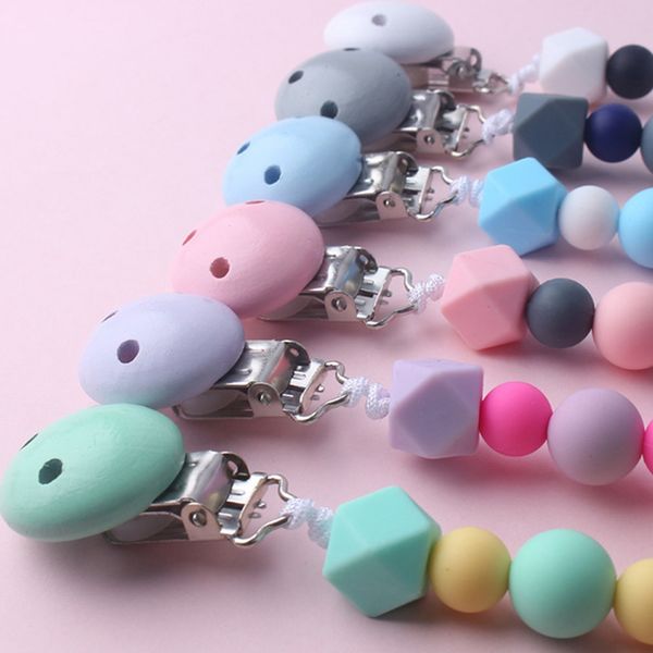silicone pacifier chains personality handmade pacifier clips holder chain five star baby teether teething chain
silicone pacifier chains personality handmade pacifier clips holder chain five star baby teether teething chain