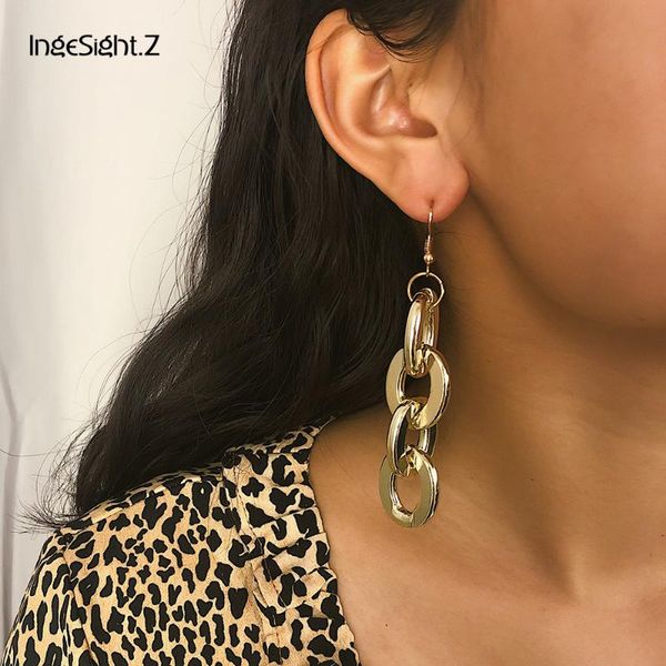 ingesight.z punk geometric aluminium chain drop earrings statement chunky dangle earrings for women jewelry brincos oorbellen, Silver
ingesight.z punk geometric aluminium chain drop earrings statement chunky dangle earrings for women jewelry brincos oorbellen, Silver