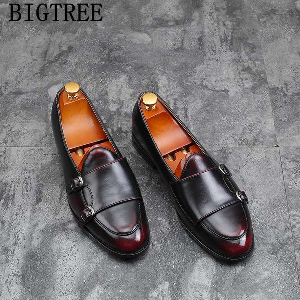double monk strap shoes italian brand loafers men formal shoes leather big size leather men elegant sepatu slip on pria, Black
double monk strap shoes italian brand loafers men formal shoes leather big size leather men elegant sepatu slip on pria, Black