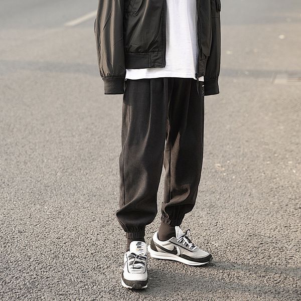 ankle men's summer 2020 new trousers and trouserskorean style high waist vertical straight loose pants casual ankle-length pants men�, Blue
ankle men's summer 2020 new trousers and trouserskorean style high waist vertical straight loose pants casual ankle-length pants men�, Blue