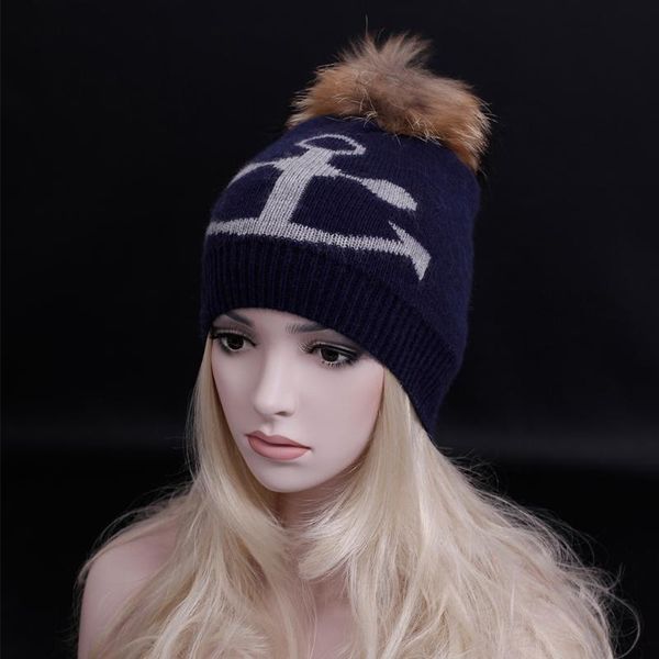 new wool skullies beanies luxury big raccoon fur pompom knit hat fashion lady warm snow cap winter pom pom hat, Blue;gray
new wool skullies beanies luxury big raccoon fur pompom knit hat fashion lady warm snow cap winter pom pom hat, Blue;gray