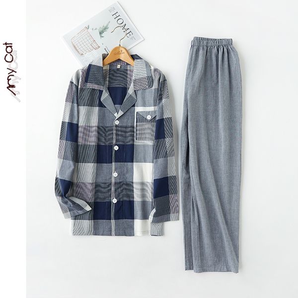men's sleepwear spring couples pure cotton long sleeve pajamas mixed colors plaid men turn-down collar leisure suits sleep nightwear, Black;brown
men's sleepwear spring couples pure cotton long sleeve pajamas mixed colors plaid men turn-down collar leisure suits sleep nightwear, Black;brown