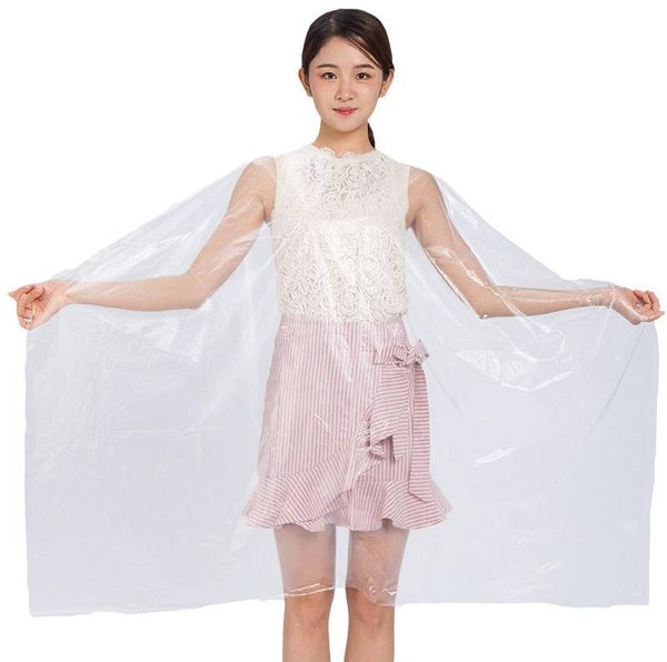 50pcs a lot disposable rainwear transparent pe waterproof raincoats plastic hairdressing haircut gadgets raincoat outdoor kid 35ht g2
50pcs a lot disposable rainwear transparent pe waterproof raincoats plastic hairdressing haircut gadgets raincoat outdoor kid 35ht g2