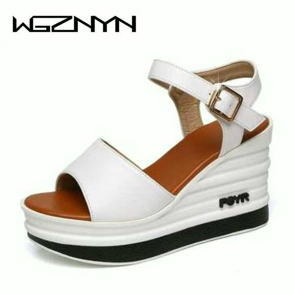 2020 summer new shoes woman sandals leather high heel wedge female sandals sponge cake with open toe thick female shoes w205 y200620, Black
2020 summer new shoes woman sandals leather high heel wedge female sandals sponge cake with open toe thick female shoes w205 y200620, Black