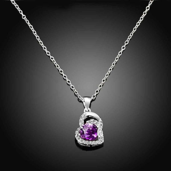 pendant necklaces silver fashion for women purple & white crystal heart perfume love bijoux fspn020
pendant necklaces silver fashion for women purple & white crystal heart perfume love bijoux fspn020