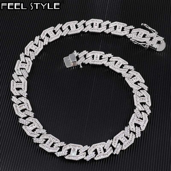 hip hop jewelry 18''-24'' 15mm heavy miami baguette zircon iced out cuban link necklace cz prong setting necklaces, Silver
hip hop jewelry 18''-24'' 15mm heavy miami baguette zircon iced out cuban link necklace cz prong setting necklaces, Silver
