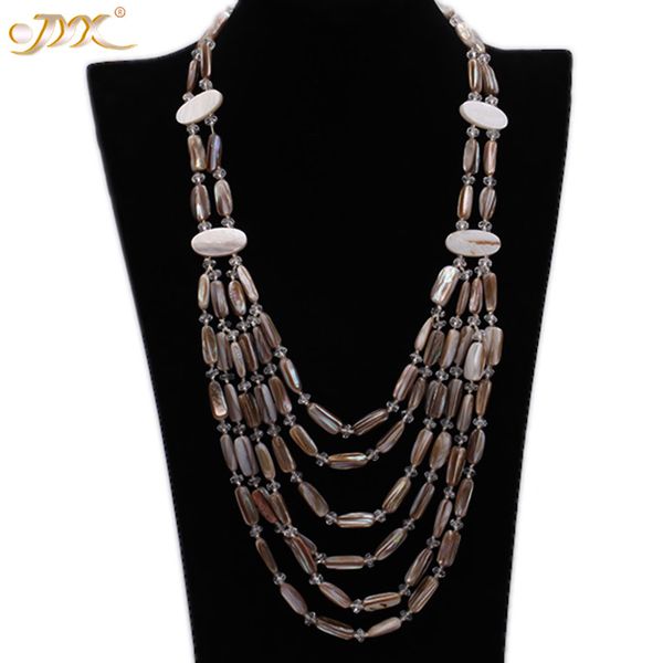 jyxfine fashion style 6 * 17мм перламутр оболочки ожерелье brown shells палочки 6 нитей белый овальный ожерелье 24" женщины подарок, Silver
jyxfine fashion style 6 * 17мм перламутр оболочки ожерелье brown shells палочки 6 нитей белый овальный ожерелье 24" женщины подарок, Silver