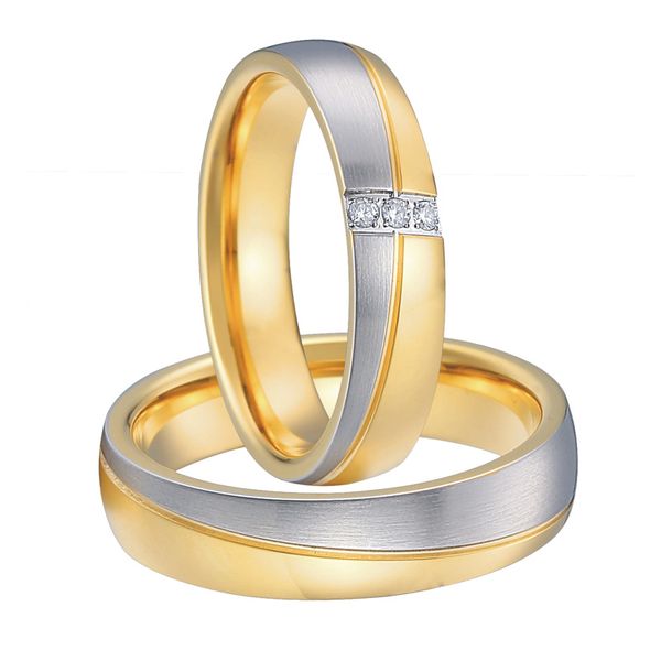 wedding rings classic love alliances couple set for men and women gold color anniversary engagement marriage ring, Slivery;golden
wedding rings classic love alliances couple set for men and women gold color anniversary engagement marriage ring, Slivery;golden