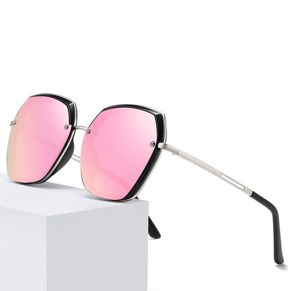 sunglasses polarized for women eyewear polygonal sun glasses retro large designed metal frame street fashion, White;black
sunglasses polarized for women eyewear polygonal sun glasses retro large designed metal frame street fashion, White;black
