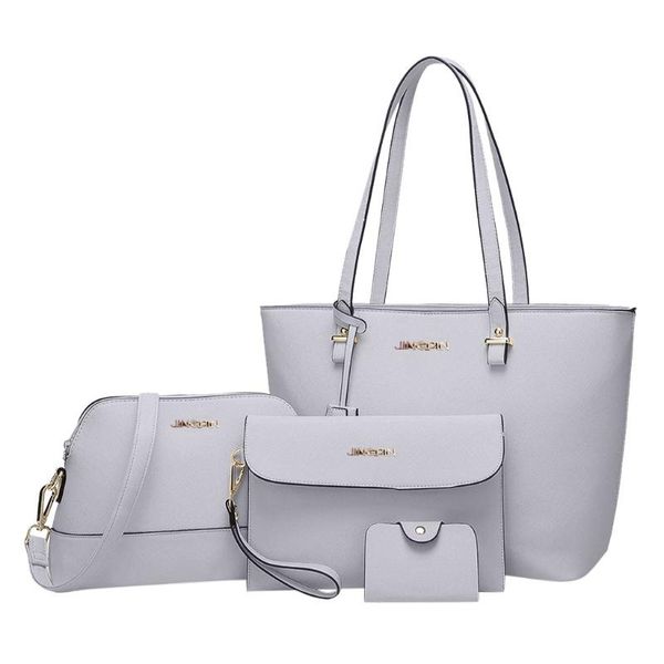 4pcs/set pu leather luxury women bags casual handbags vintage shoulder bag large capacity wallet solid color card holder clutch
4pcs/set pu leather luxury women bags casual handbags vintage shoulder bag large capacity wallet solid color card holder clutch