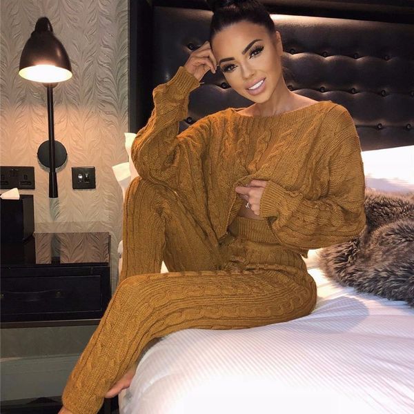 autumn winter fashion women 2 pieces ladies knitted set crop pullovers high waist knit pants sweater suits black gray
autumn winter fashion women 2 pieces ladies knitted set crop pullovers high waist knit pants sweater suits black gray