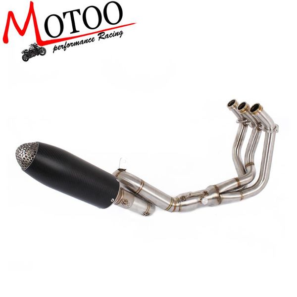motoo - motorcycle exhaust muffler with full system pipe for fz-09 mt-09 fz 09 mt 09 2014-2020 2020 2020(not for tracer)
motoo - motorcycle exhaust muffler with full system pipe for fz-09 mt-09 fz 09 mt 09 2014-2020 2020 2020(not for tracer)