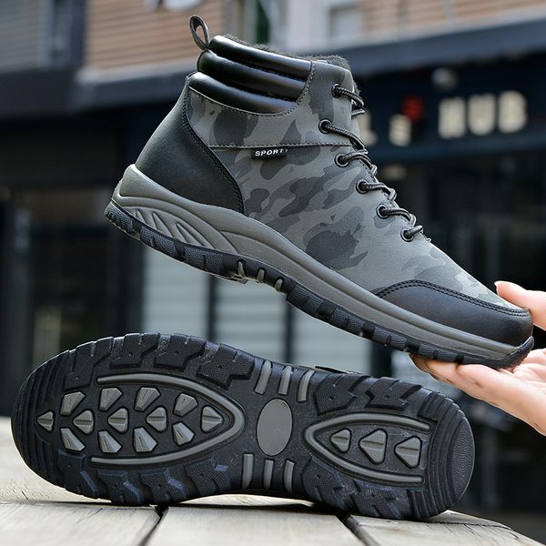 boots winter thick plush men's snow shoes warm non-slip fashion ankle botas hombre 2021, Black
boots winter thick plush men's snow shoes warm non-slip fashion ankle botas hombre 2021, Black