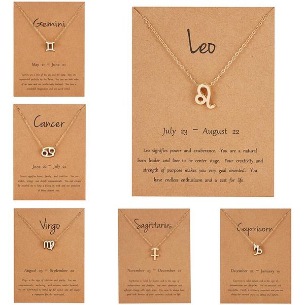 12 zodiac necklaces with gift card constellation sign pendant silver chains necklace for men women fashion jewelry in bulk
12 zodiac necklaces with gift card constellation sign pendant silver chains necklace for men women fashion jewelry in bulk