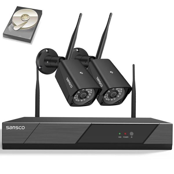 sansco wireless wifi cctv security system kit 4ch nvr с 2 hd 1080p главная всепогодный 2mp surveillance ip-камера ночного видения
sansco wireless wifi cctv security system kit 4ch nvr с 2 hd 1080p главная всепогодный 2mp surveillance ip-камера ночного видения
