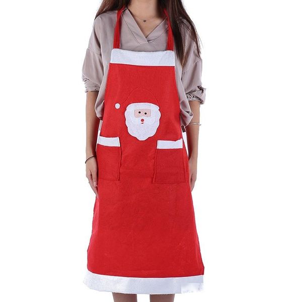 new christmas santa claus apron christmas decorations for home kitchen cooking red color pinafore decoration
new christmas santa claus apron christmas decorations for home kitchen cooking red color pinafore decoration