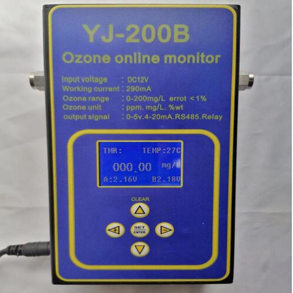 0-200mg/l high concentration ozone meter with 254nm ultraviolet light changes to measure ozone output
0-200mg/l high concentration ozone meter with 254nm ultraviolet light changes to measure ozone output