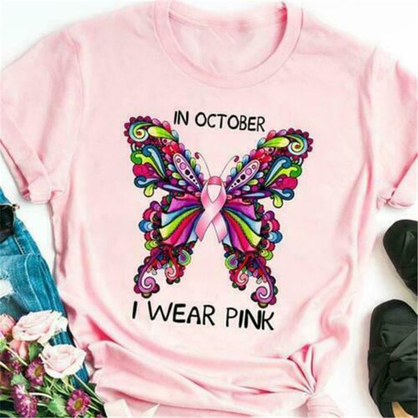 breast cancer in october i wear pink ladies t-shirt cotton s-3xl light pink confortable tee shirt
breast cancer in october i wear pink ladies t-shirt cotton s-3xl light pink confortable tee shirt
