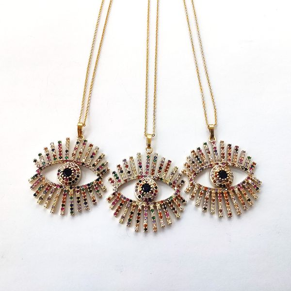 chains 5 pcs micro pave cz crystal charms pendants rainbow cubic zirconia magic eyelash necklaces for women jewelry 443, Silver
chains 5 pcs micro pave cz crystal charms pendants rainbow cubic zirconia magic eyelash necklaces for women jewelry 443, Silver