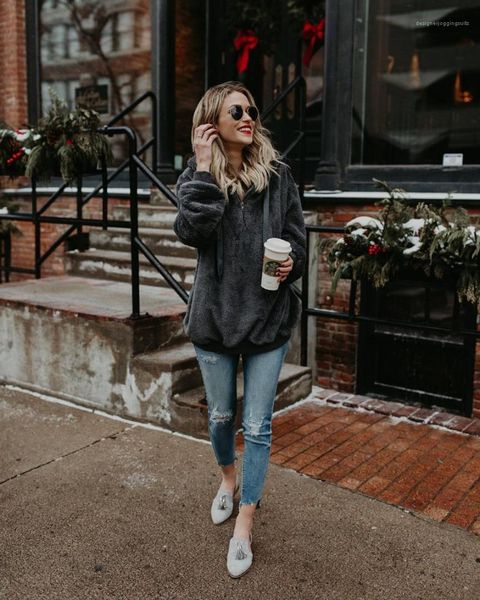 sleeve hooded solid color women's sweater velvet jacket autumn winter warm overcoats hooded sweatshirts for women hoodie long, Black
sleeve hooded solid color women's sweater velvet jacket autumn winter warm overcoats hooded sweatshirts for women hoodie long, Black