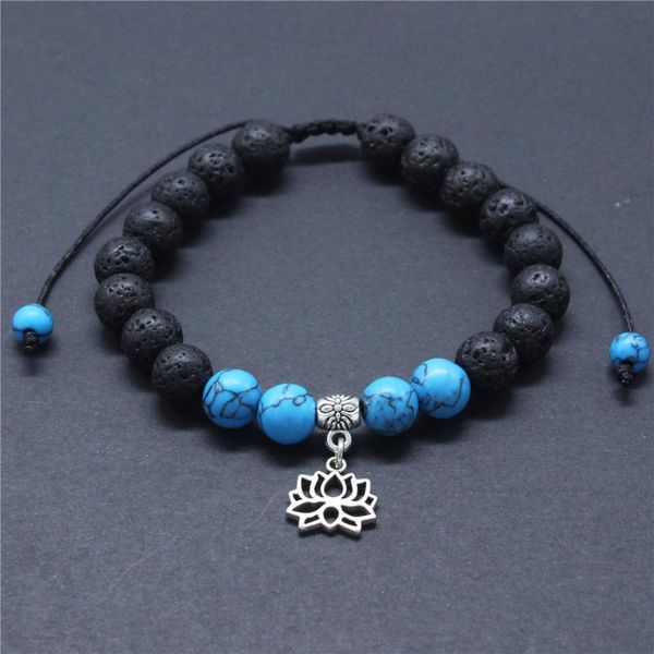 charm bracelets dgw 8mm lava rock lotus bracelet for men women anxiety essential oil diffuser braided rope yoga beads bangle gift, Golden;silver
charm bracelets dgw 8mm lava rock lotus bracelet for men women anxiety essential oil diffuser braided rope yoga beads bangle gift, Golden;silver