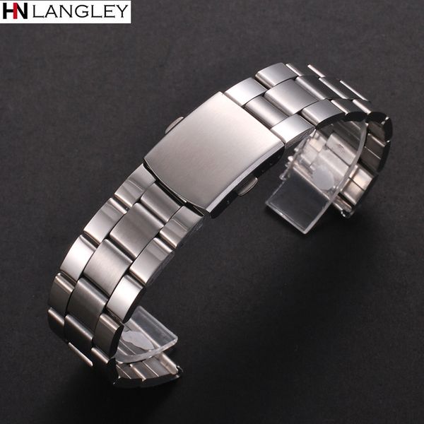 replacement watch band 18/20/22mm stainless steel watch strap lock buckle wrist belt men stainless steel watchstrap loop, Black;brown
replacement watch band 18/20/22mm stainless steel watch strap lock buckle wrist belt men stainless steel watchstrap loop, Black;brown