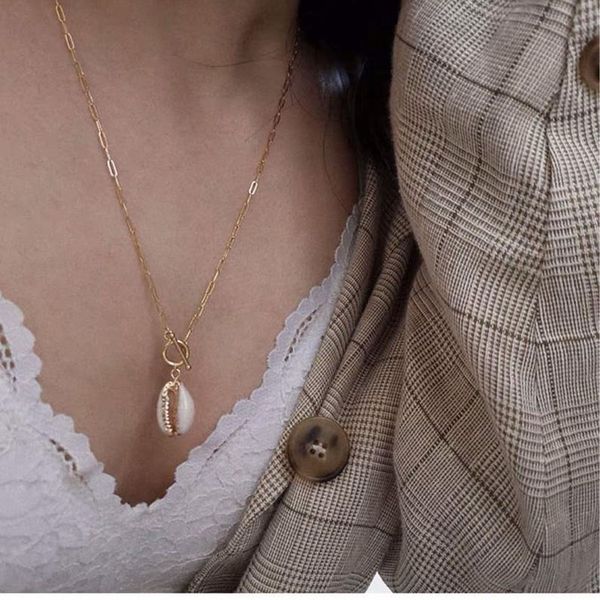 pendant necklaces shell geometric circle word buckle alloy chain necklace bohemian style women jewelry collares, Silver
pendant necklaces shell geometric circle word buckle alloy chain necklace bohemian style women jewelry collares, Silver
