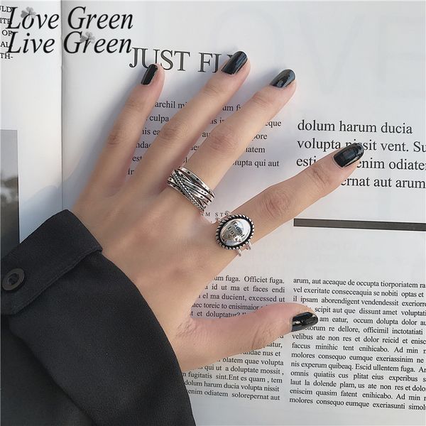 ins cold wind cool smile rings chain creative opening simple female adjustable winding retro index finger oval wed ring, Slivery;golden
ins cold wind cool smile rings chain creative opening simple female adjustable winding retro index finger oval wed ring, Slivery;golden