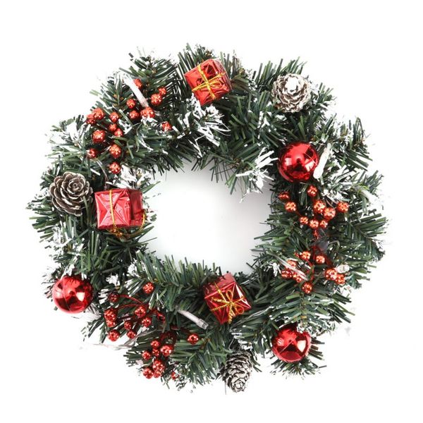 christmas wreath with battery powered led light string front door hanging garland holiday home decorations
christmas wreath with battery powered led light string front door hanging garland holiday home decorations