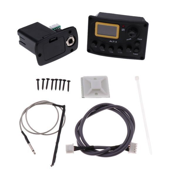 1 set alt-3 eq pickup tuner+piezo pickup transducer for acoustic folk classical guitar
1 set alt-3 eq pickup tuner+piezo pickup transducer for acoustic folk classical guitar