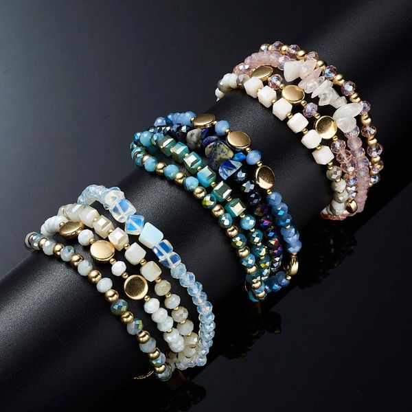 rinhoo fashion multilayer colorful crystal beads bracelets round beaded bangles pulseras mujer jewelry for women gift 3 colors, Golden;silver
rinhoo fashion multilayer colorful crystal beads bracelets round beaded bangles pulseras mujer jewelry for women gift 3 colors, Golden;silver