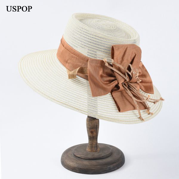 uspop new summer straw hats elegant bow sun hats light weight breathable polyester summer large brim beach hat, Blue;gray
uspop new summer straw hats elegant bow sun hats light weight breathable polyester summer large brim beach hat, Blue;gray