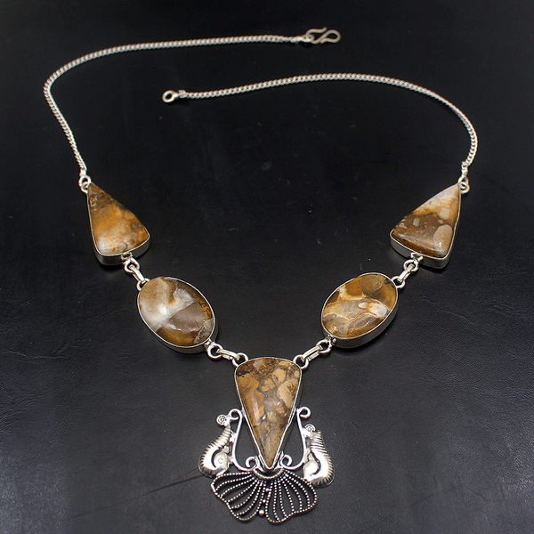 элегантные подвески природные oceanjasper серебро цвет женщины ожерелье цепи 20 дюймов hd207, Silver 
элегантные подвески природные oceanjasper серебро цвет женщины ожерелье цепи 20 дюймов hd207, Silver