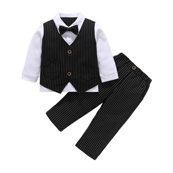 fashion baby boy 2020 spring and autumn clothes baby suit suit 2-piece gentleman clothing children's clothes new year clothing, White
fashion baby boy 2020 spring and autumn clothes baby suit suit 2-piece gentleman clothing children's clothes new year clothing, White