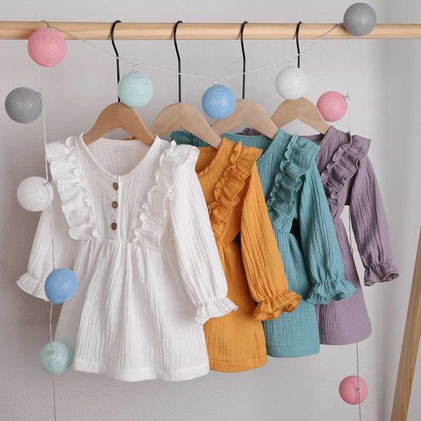 2020 new 1-6y toddler kids baby girl autumn dress ruffles long sleeve solid cotton linen party casual dress clothes, Red;yellow
2020 new 1-6y toddler kids baby girl autumn dress ruffles long sleeve solid cotton linen party casual dress clothes, Red;yellow