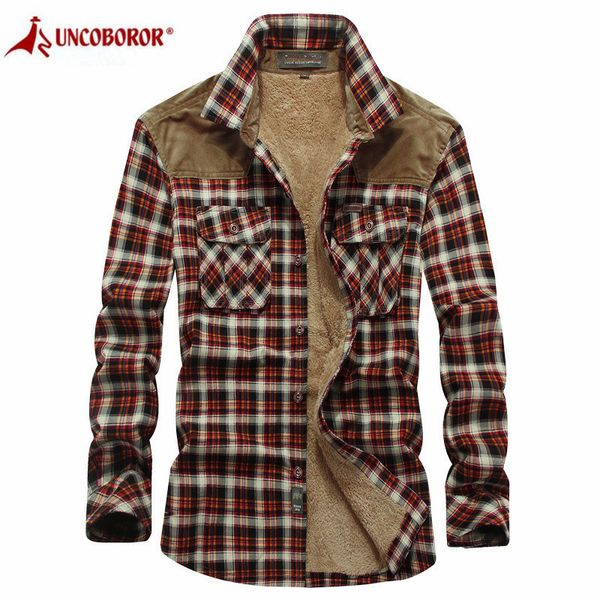 winter warm shirts men military plaid thicken fleece wool coat 100% cotton long sleeve flannel shirts chemise homme c0925, White;black
winter warm shirts men military plaid thicken fleece wool coat 100% cotton long sleeve flannel shirts chemise homme c0925, White;black