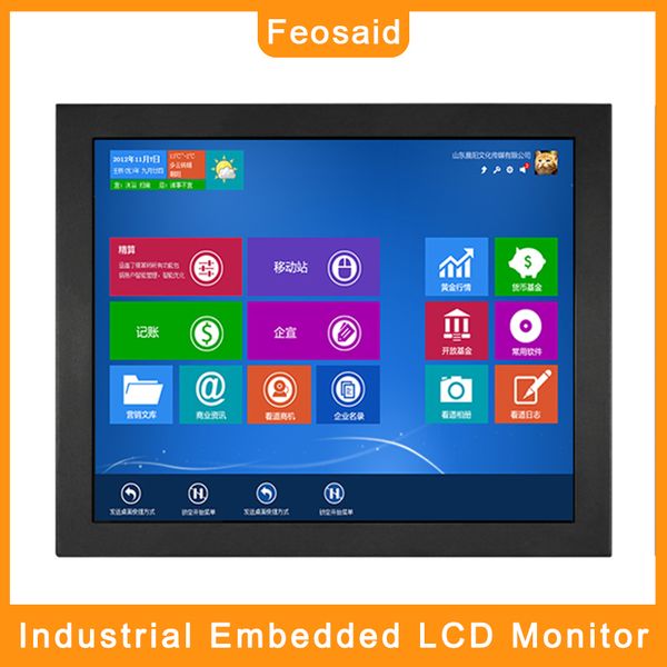 feosaid 17" 10 inchindustrial resistive touch lcd monitor 12" 17" industrial plate tablet monitor vga hdmi input for pc
feosaid 17" 10 inchindustrial resistive touch lcd monitor 12" 17" industrial plate tablet monitor vga hdmi input for pc