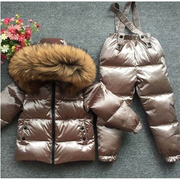 children's sets boy girl child's baby extra thick down jacket is full of animal hair collar ski suit and trousers 0926, White
children's sets boy girl child's baby extra thick down jacket is full of animal hair collar ski suit and trousers 0926, White