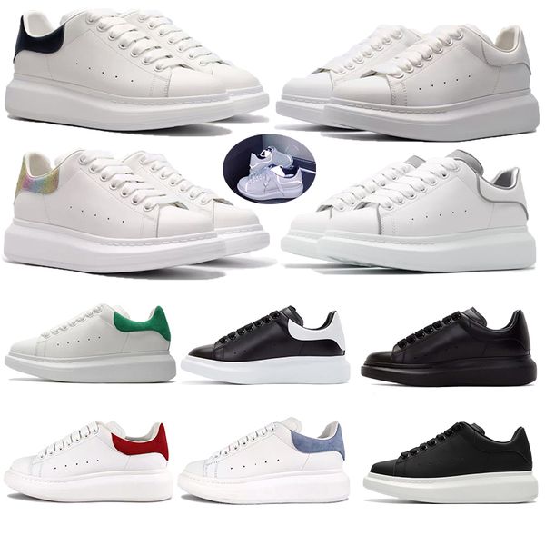 2020 velvet white mens womens reflective leather sneakers lace up platform casual dress party shoes comfortable flat trainers chaussures, Black
2020 velvet white mens womens reflective leather sneakers lace up platform casual dress party shoes comfortable flat trainers chaussures, Black